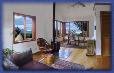 Cufra Cottage living and dining room